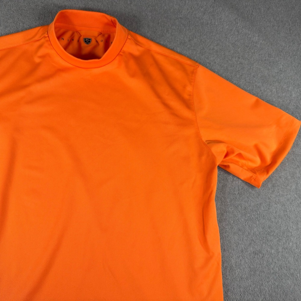 VTG Y2K Nike Golf Mock Neck Mens XL Pullover Shirt Dri Fit Fit Dry